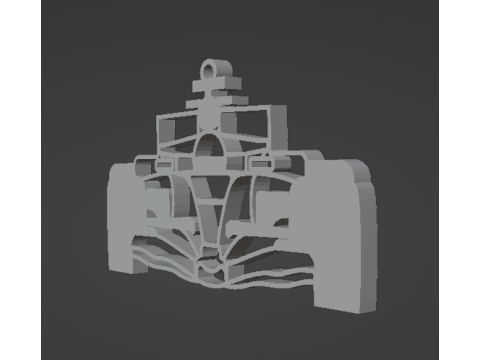 Renault R25 Formula 1 Keychain 3D 프린트 모델