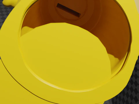 Homer Simpson Money Box 3D Print Model