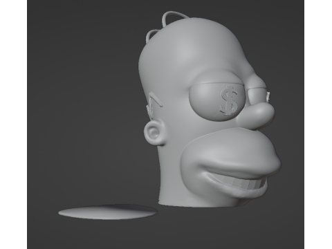 Homer Simpson Money Box Modelo de impresión 3D