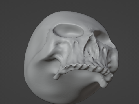 SKULL KEYCHAIN-PENDANT Modello di stampa 3D