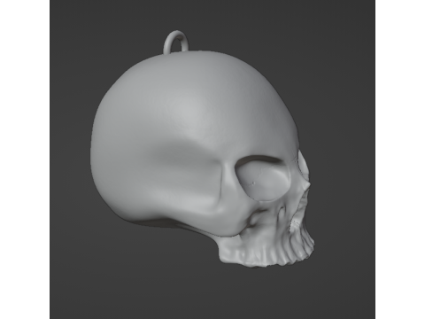 SKULL KEYCHAIN-PENDANT Modello di stampa 3D