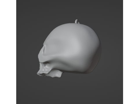 SKULL KEYCHAIN-PENDANT Modello di stampa 3D