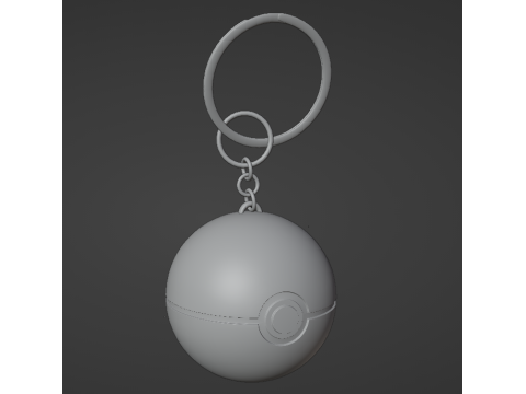 Pokeball Keychain Model do druku 3D