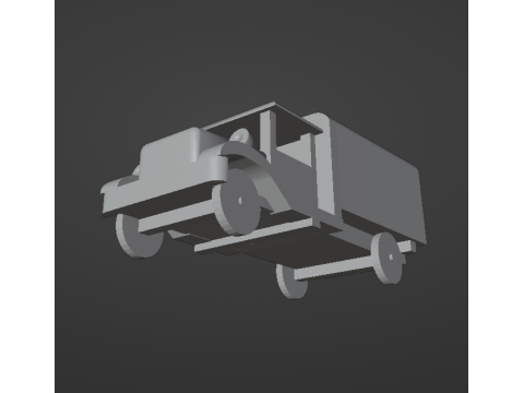Toy truck Modèle 3D