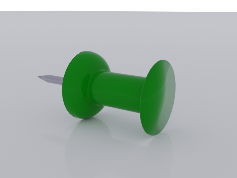 Push pin Modelo 3D