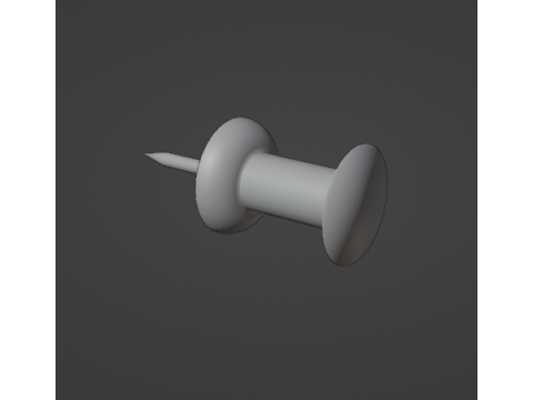 Push pin Modelo 3D