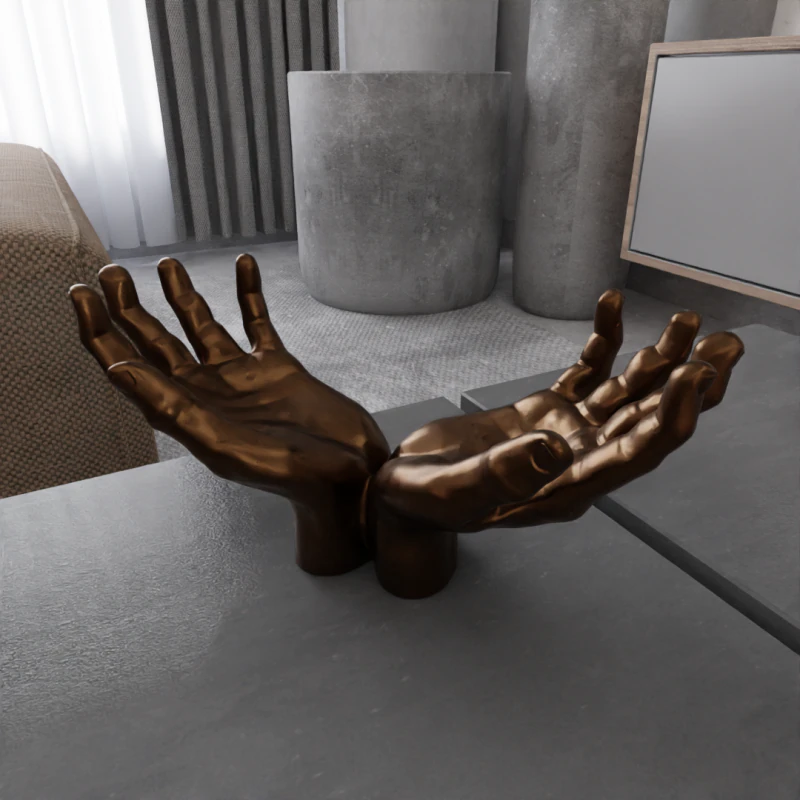 Hand Holder 3D Model .c4d .max .obj .3ds .fbx .stl .blend 