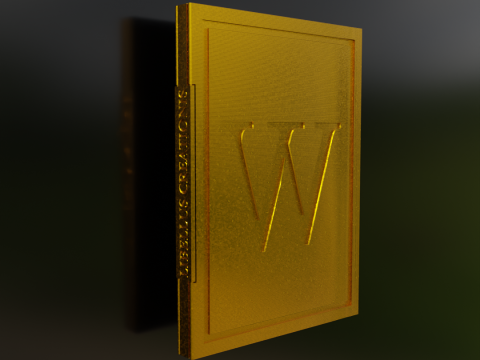 Book cover 3D Print Model