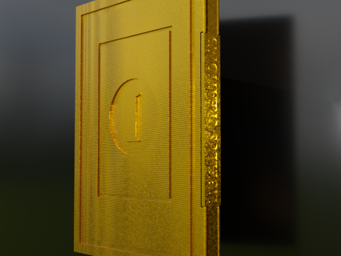 Book cover 3D प्रिंट मॉडल