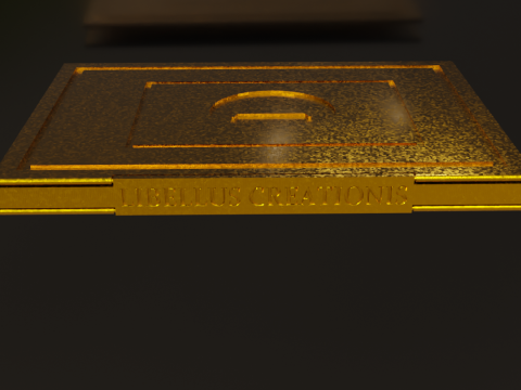 Book cover 3D प्रिंट मॉडल