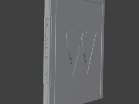 Book cover 3D Print Model