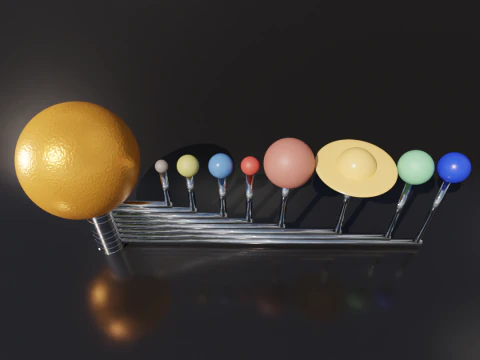Solar system model 3D Print Model