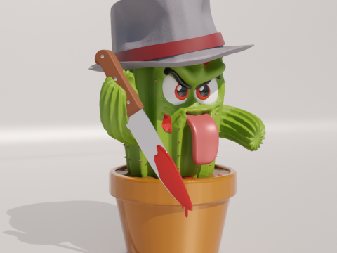 Cactus mafia 3D Print Model
