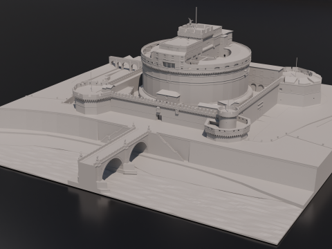 Castel Sant Angelo 3D Model