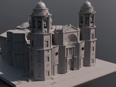 Cadiz Cathedral 3D Model