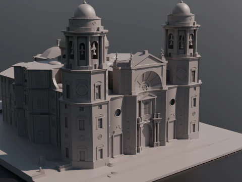 Cadiz Cathedral 3D Model