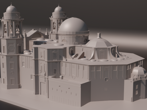 Cadiz Cathedral 3D Model