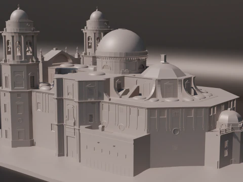 Cadiz Cathedral 3D Model