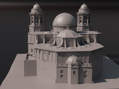 Cadiz Cathedral 3D Model