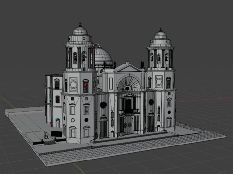 Cadiz Cathedral 3D Model