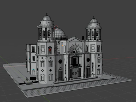 Cadiz Cathedral 3D Model