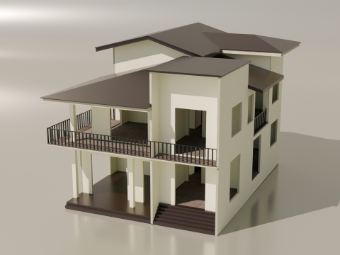 Wohnhaus 3D Modell