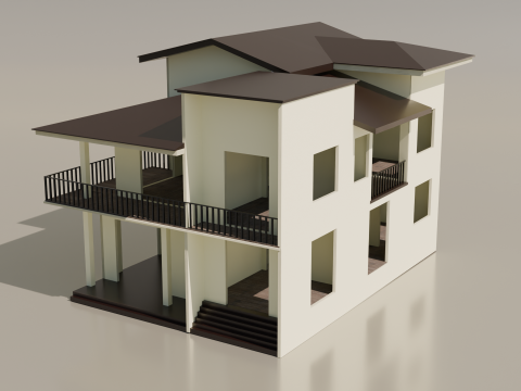 Maison d'habitation Modèle 3D