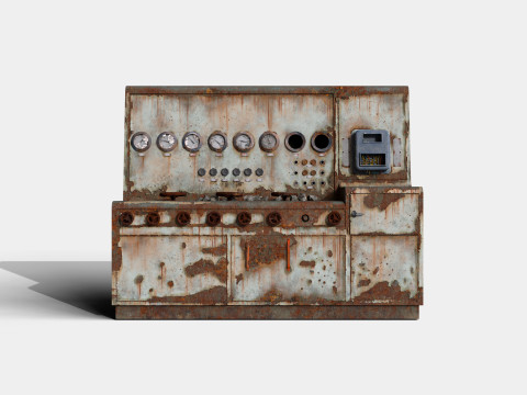 Industrial Controll Panel 3D Model