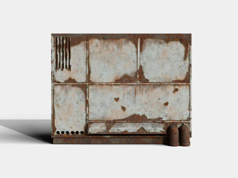 Pannello di controllo industriale Modello 3D