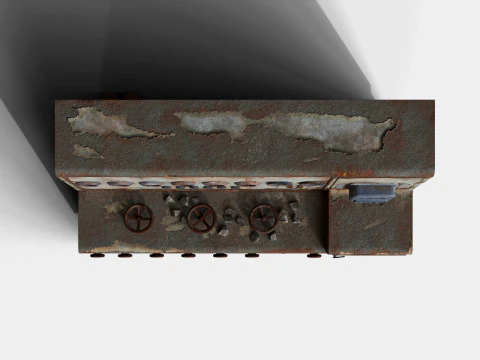 Pannello di controllo industriale Modello 3D