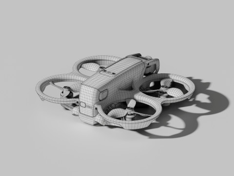DJI Avata 2 3D Model