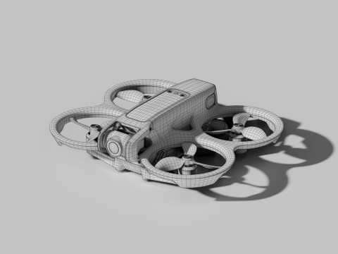 DJI Avata 2 3D Model
