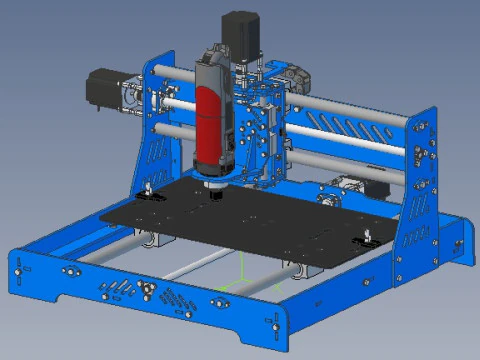 数控铣床 3D 3D 模型