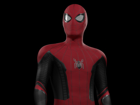 Spider-man No Way Home Upgraded Suit 3D Model