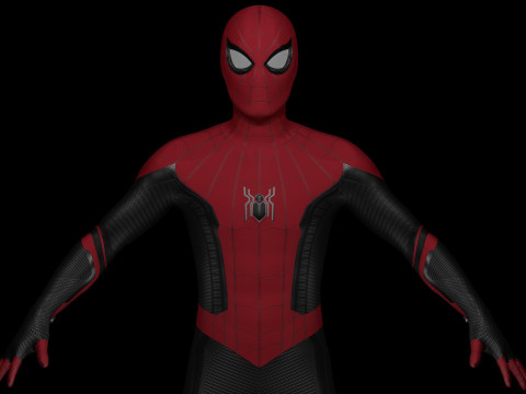 Spider-man No Way Home Upgraded Suit 3D Model
