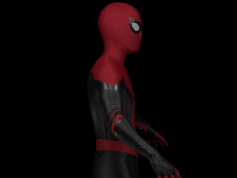 Spider-man No Way Home Upgraded Suit 3D Model