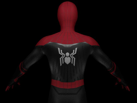 Spider-man No Way Home Upgraded Suit 3D Model
