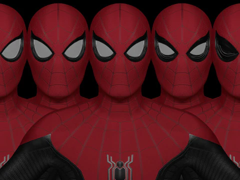 Spider-man No Way Home Upgraded Suit 3D Model