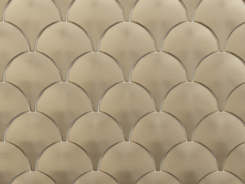 Porcelanosa LAntic Colonial Gravity Aluminum Shell metal mosaic 3Dモデル