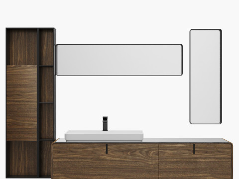 Bathroom furniture Gamadecor Ciclo Modelo 3D