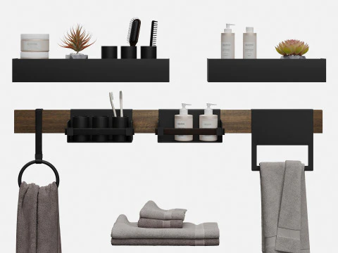 Accessori Bagno Gamadecor Modello 3D