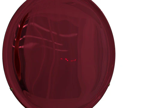 Italian Concave Mirror 3D Model