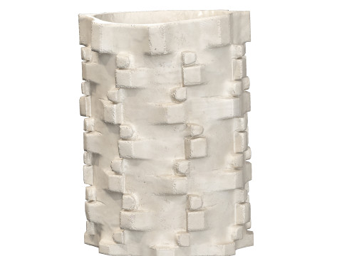Ceramic Bolt Vase by Floris Wubben Rosehip Modèle 3D