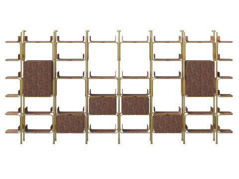 ETRO BENT modular bookcase 3Dモデル