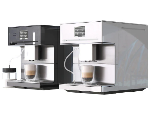Miele Coffee Machine CM 7350 blackwhite color 3D Model