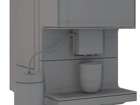 Miele Coffee Machine CM 7350 blackwhite color 3D Model