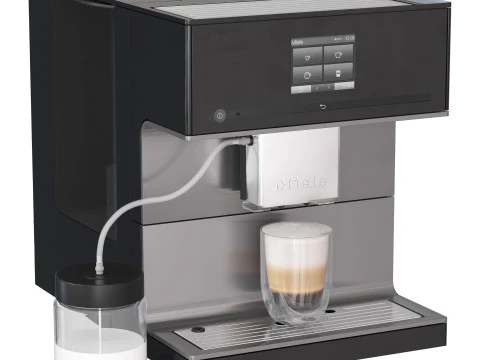 Miele Coffee Machine CM 7350 blackwhite color 3D Model