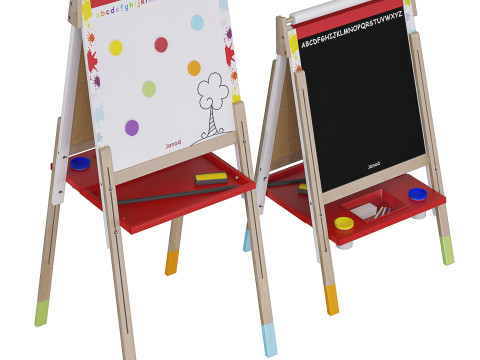 Easel Janod 3 colors 3Dモデル