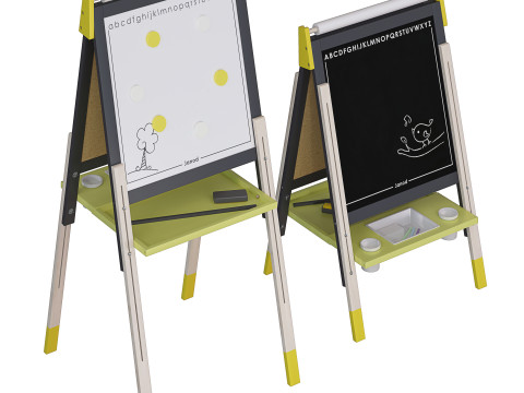 Easel Janod 3 colors 3Dモデル