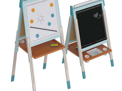 Easel Janod 3 colors 3Dモデル
